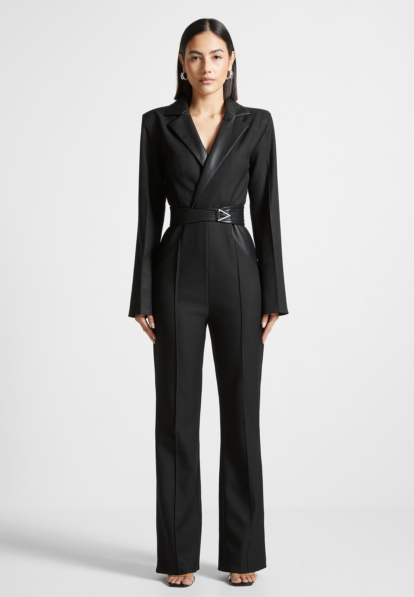 tailored-fit-and-flare-belted-jumpsuit-black