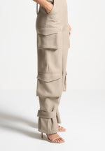 tailored-halterneck-cargo-jumpsuit-beige