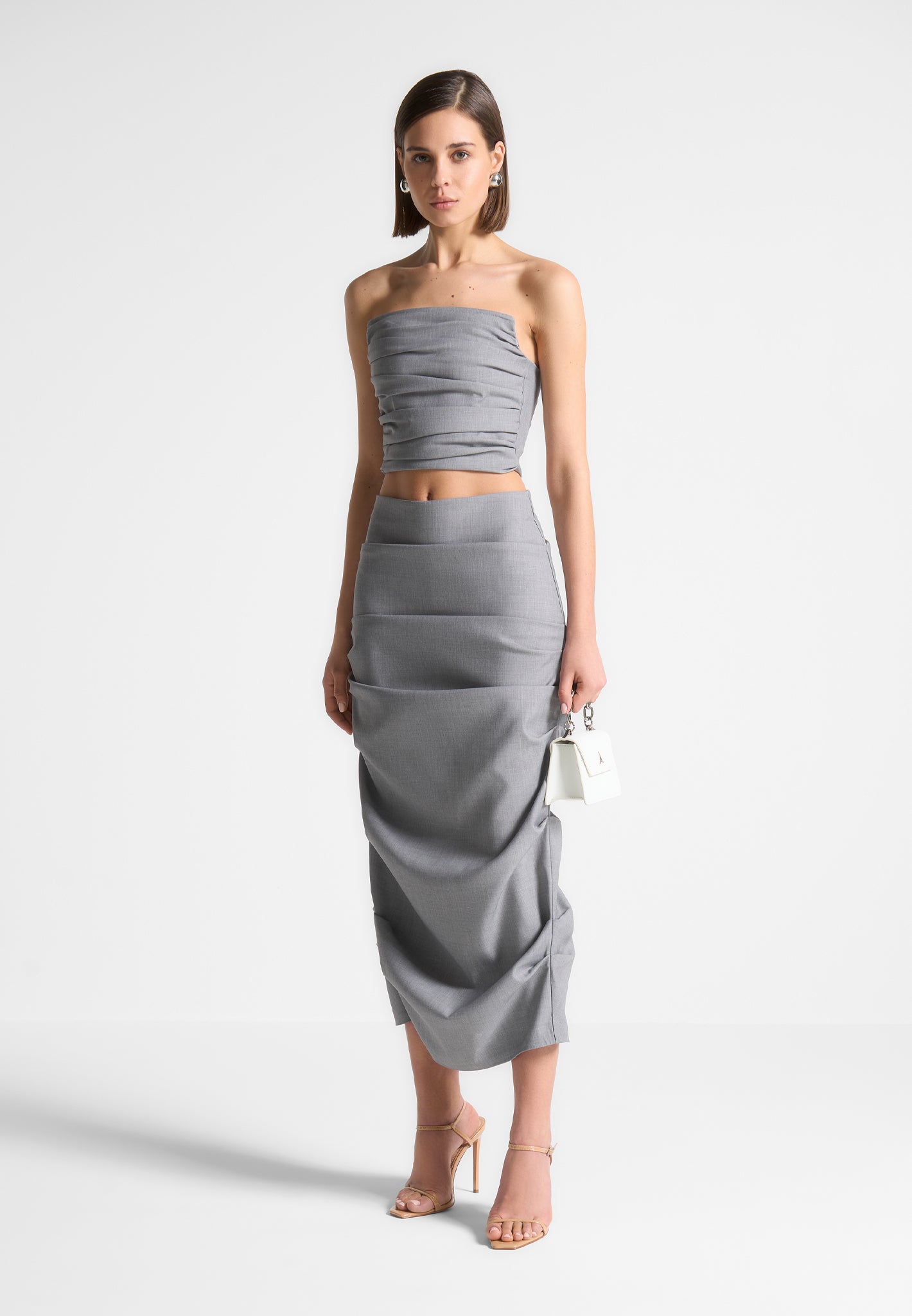 tailored-pleated-bandeau-corset-top-grey