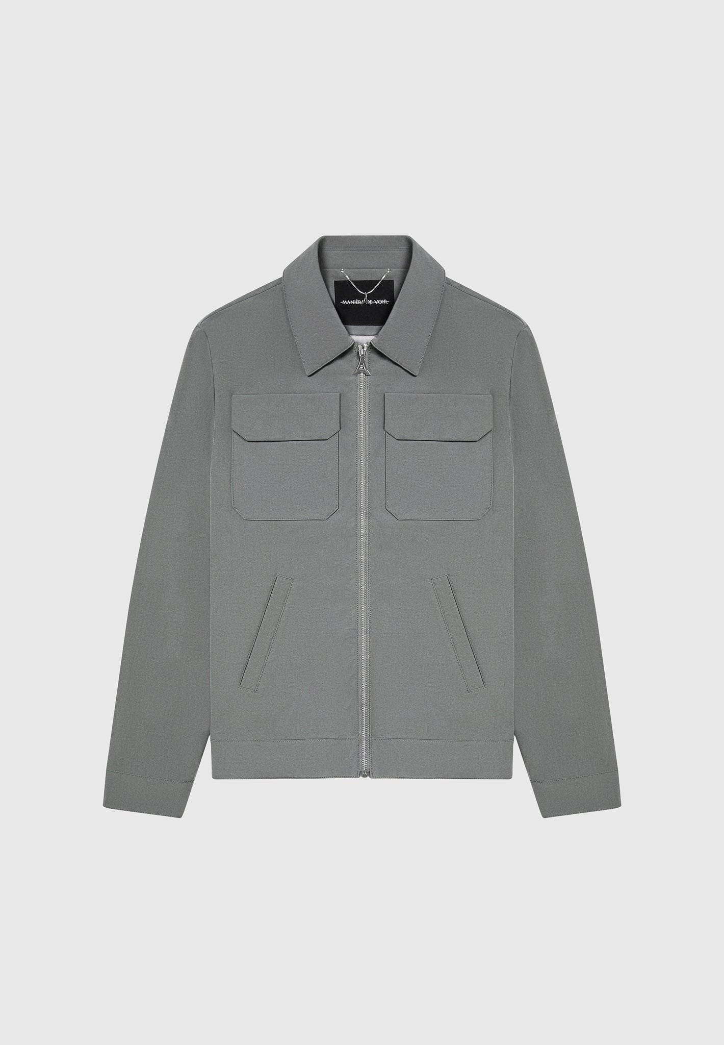 Technical Cargo Jacket Charcoal Grey