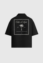 Alexis - Unisex Cote d'Azur Boxy Shirt - Black