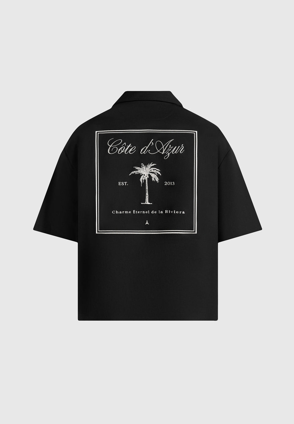 Alexis - Unisex Cote d'Azur Boxy Shirt - Black