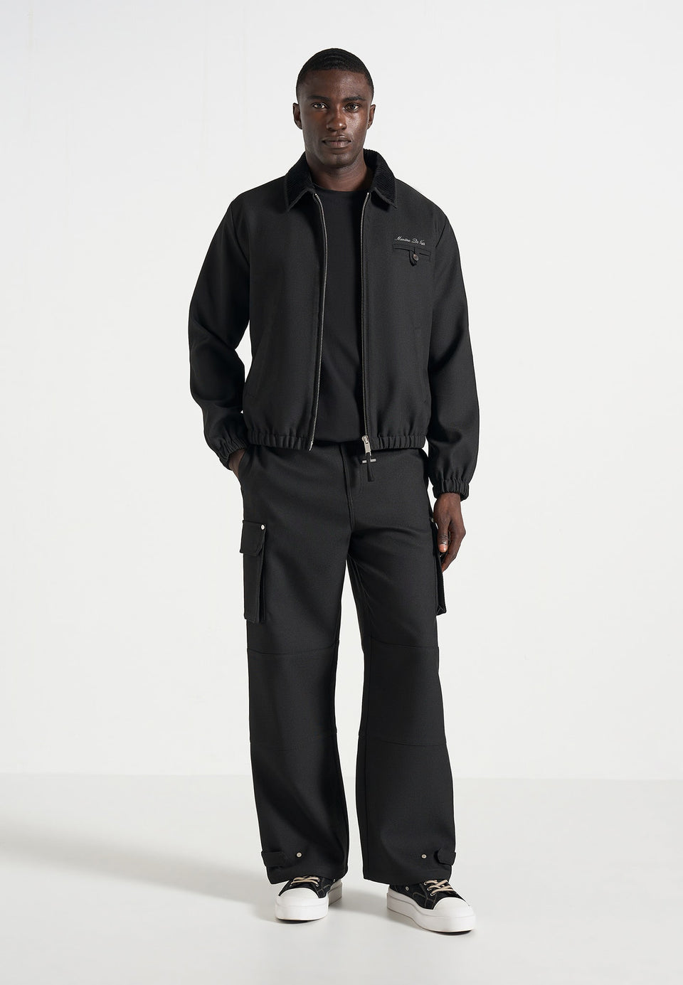 kilian-unisex-twill-signature-jacket-black