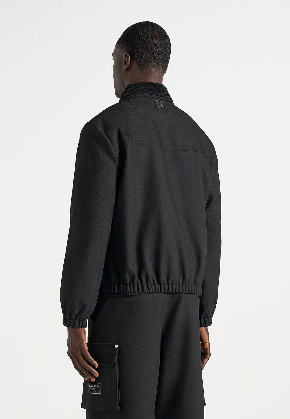 kilian-unisex-twill-signature-jacket-black