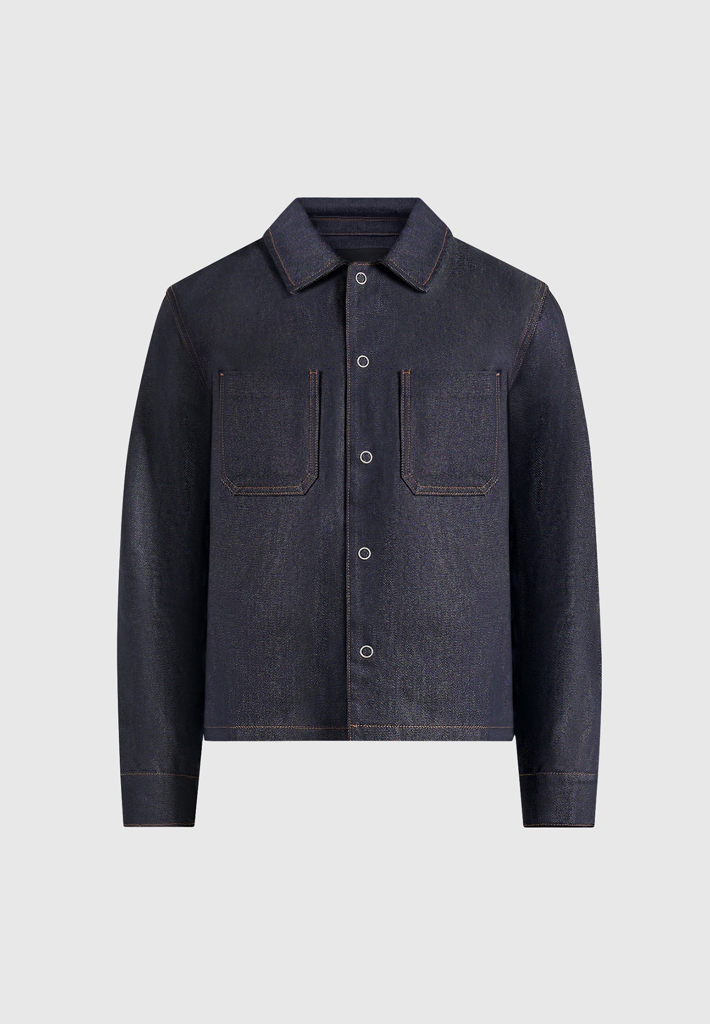 Asher - Unisex Denim Shirt - Indigo