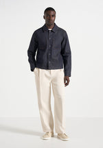 Asher - Unisex Denim Shirt - Indigo