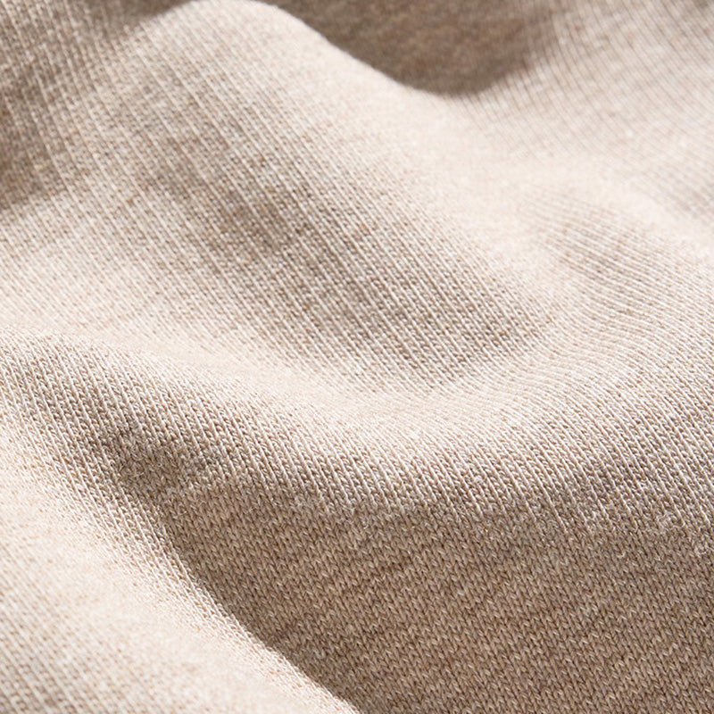 Ollie - Unisex Whipstitch Raglan Effect Zip Hoodie - Taupe