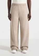 Morgan - Unisex Whipstitch Wide Leg Jogger - Taupe