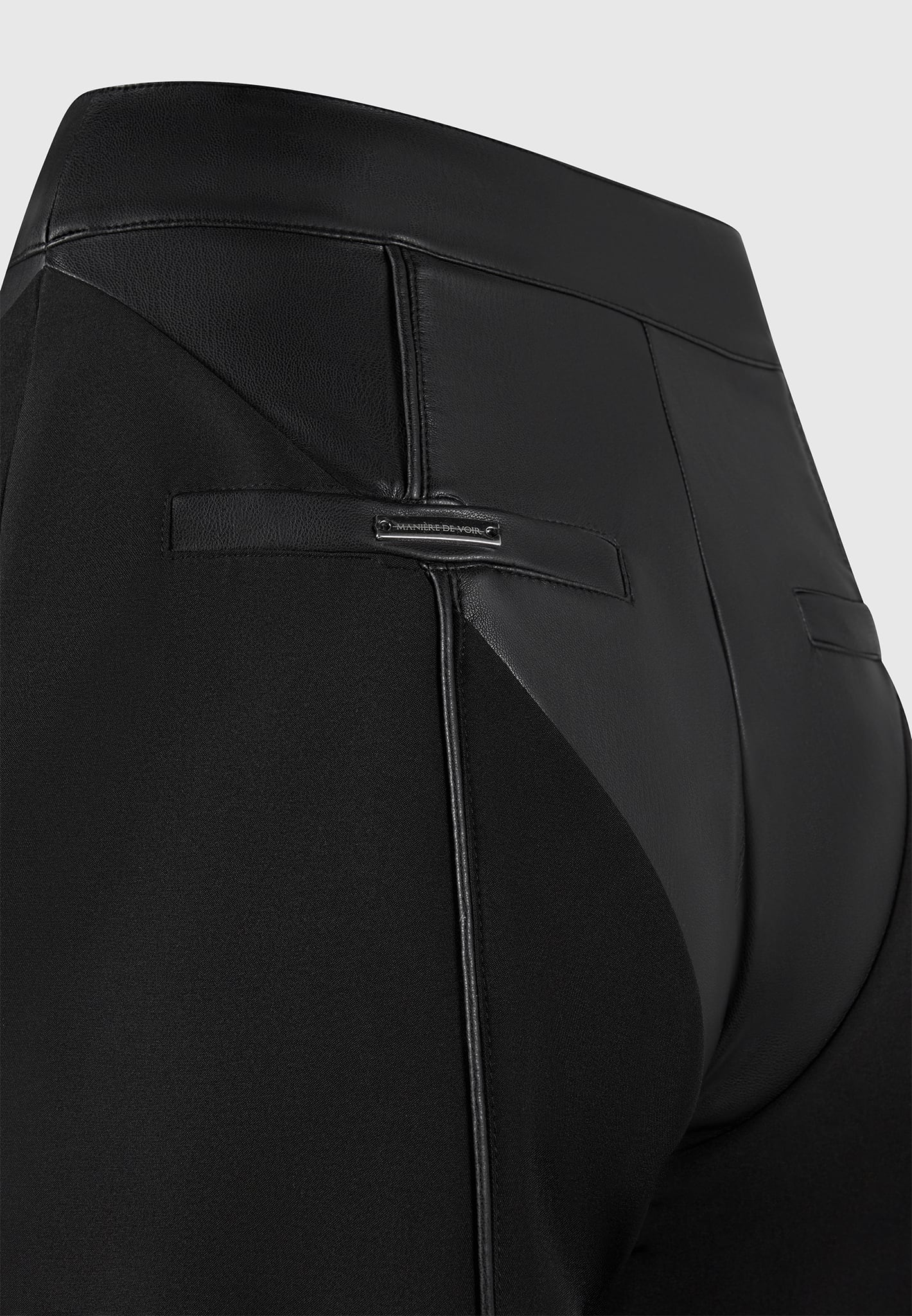 blackmeans x Boris Vegan Leather Pants | _