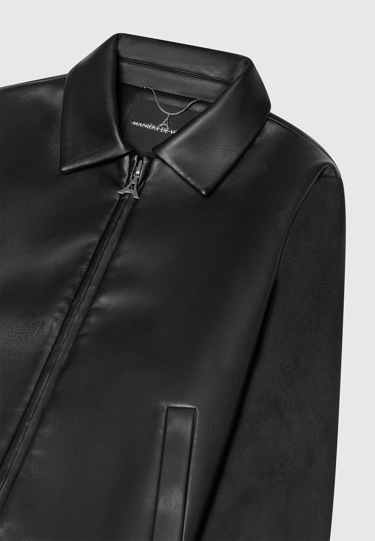 Vegan suede moto jacket cheap