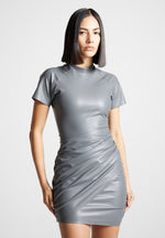 vegan-leather-gathered-dress-grey