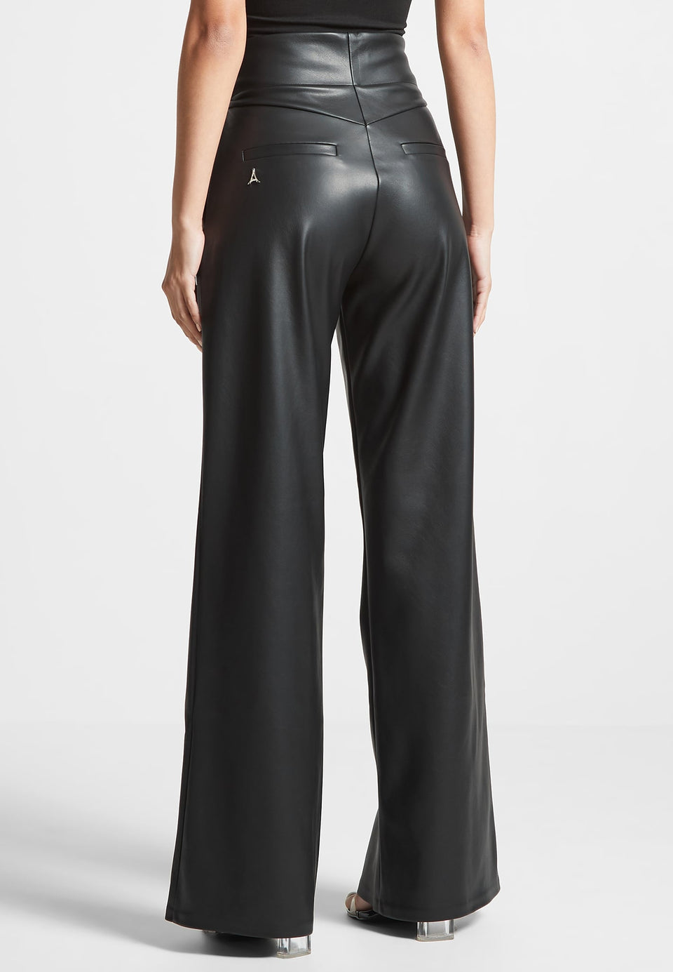 vegan-leather-rope-tie-trousers-black