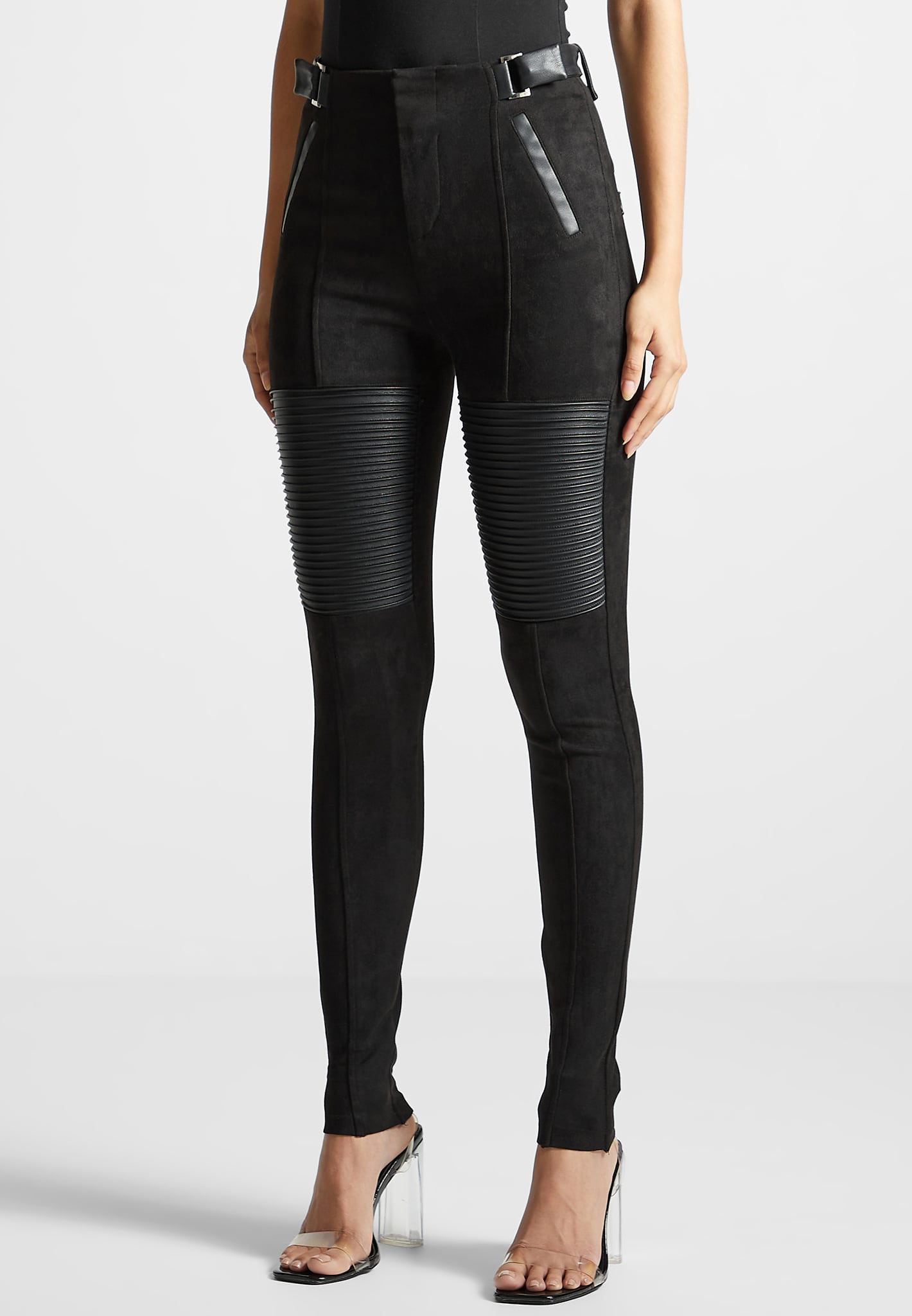 vegan-leather-and-suede-ribbed-leggings-black