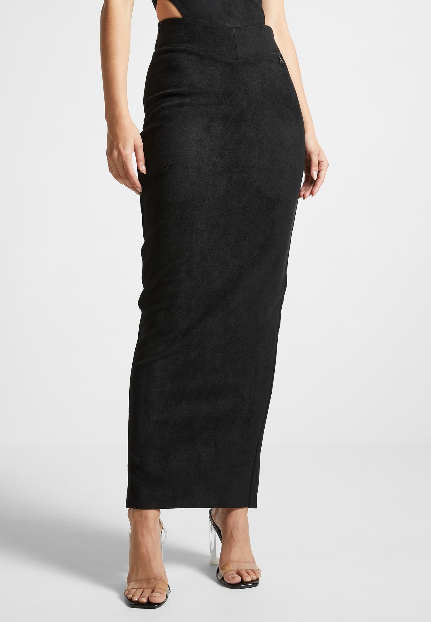 vegan-suede-midaxi-skirt-black