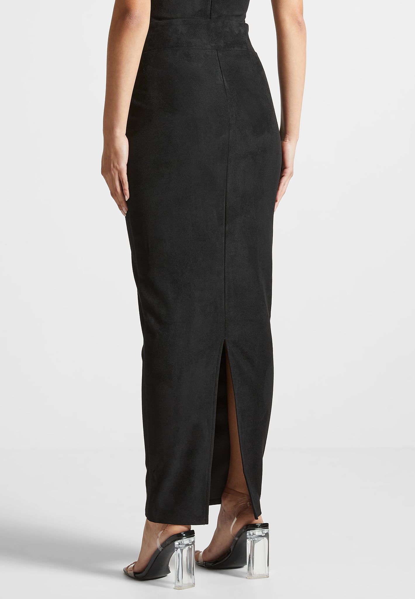 vegan-suede-midaxi-skirt-black