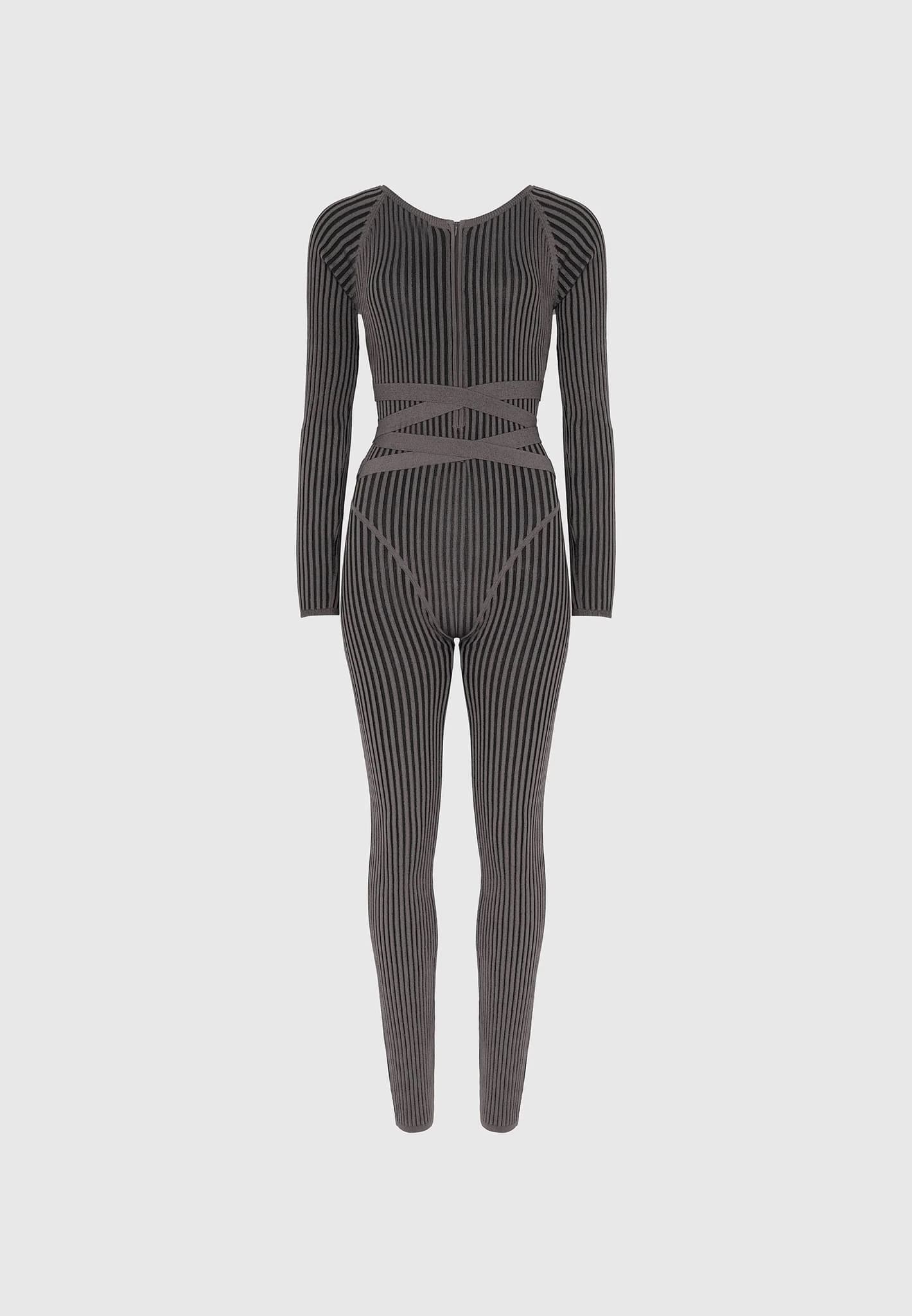 knitted-two-tone-jumpsuit-with-belt-grey-black