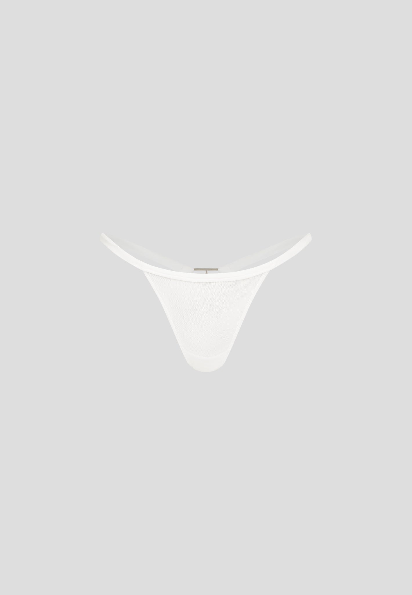 Mesh G-String - White