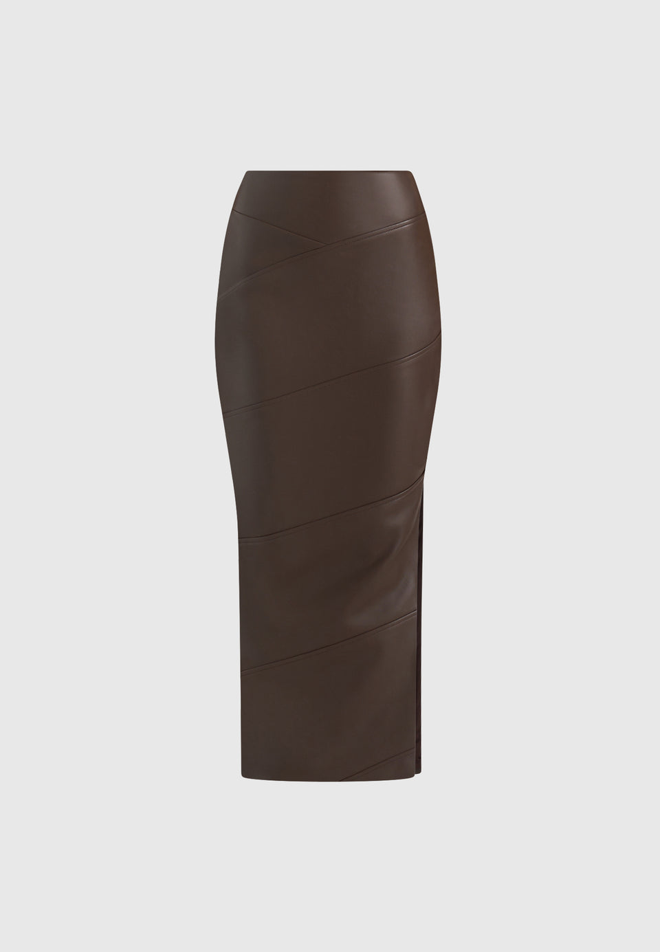 daisy-leather-midaxi-skirt-brown
