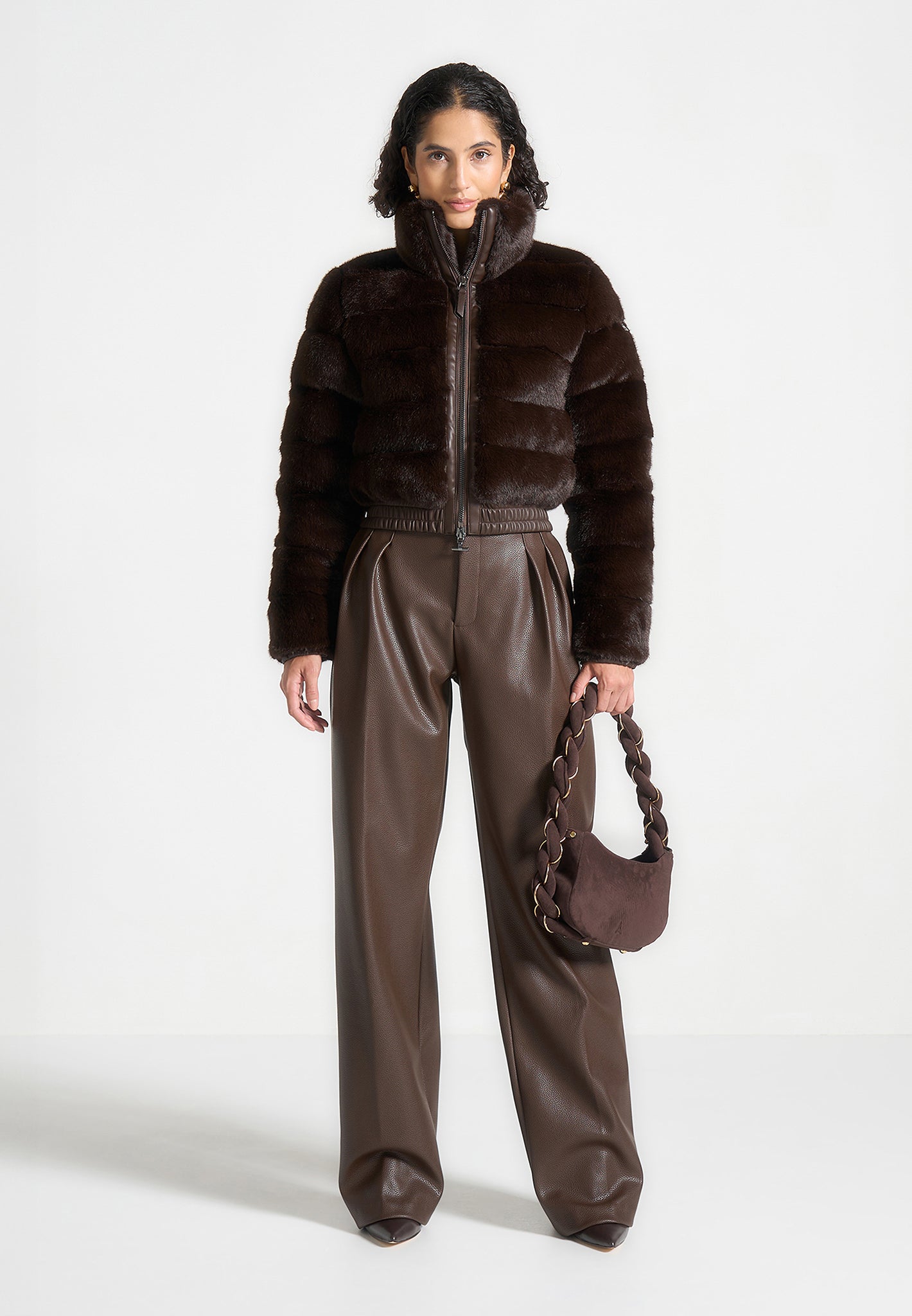 ama-plush-ribbed-jacket-with-neck-scarf-brown