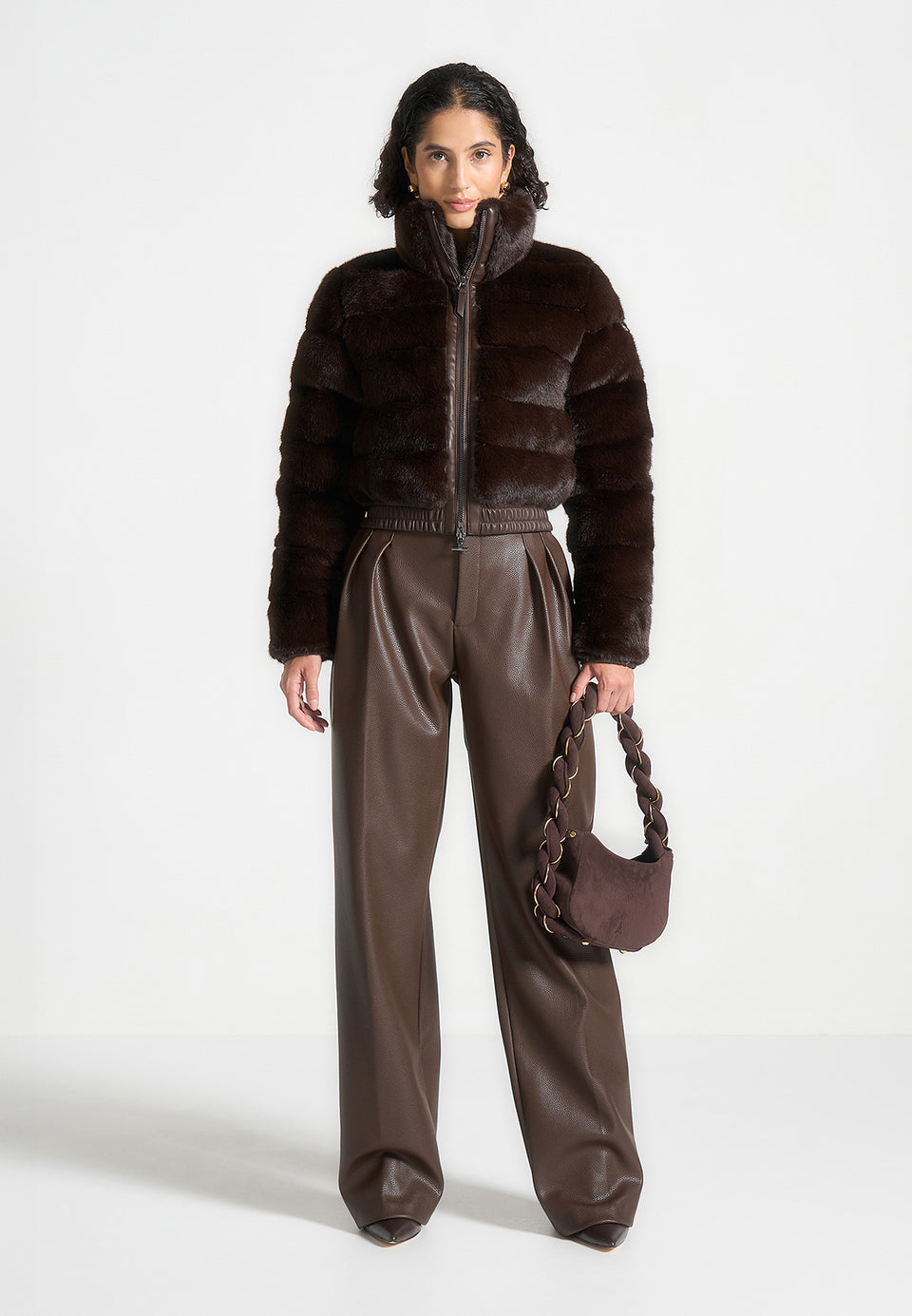 ama-plush-ribbed-jacket-with-neck-scarf-brown