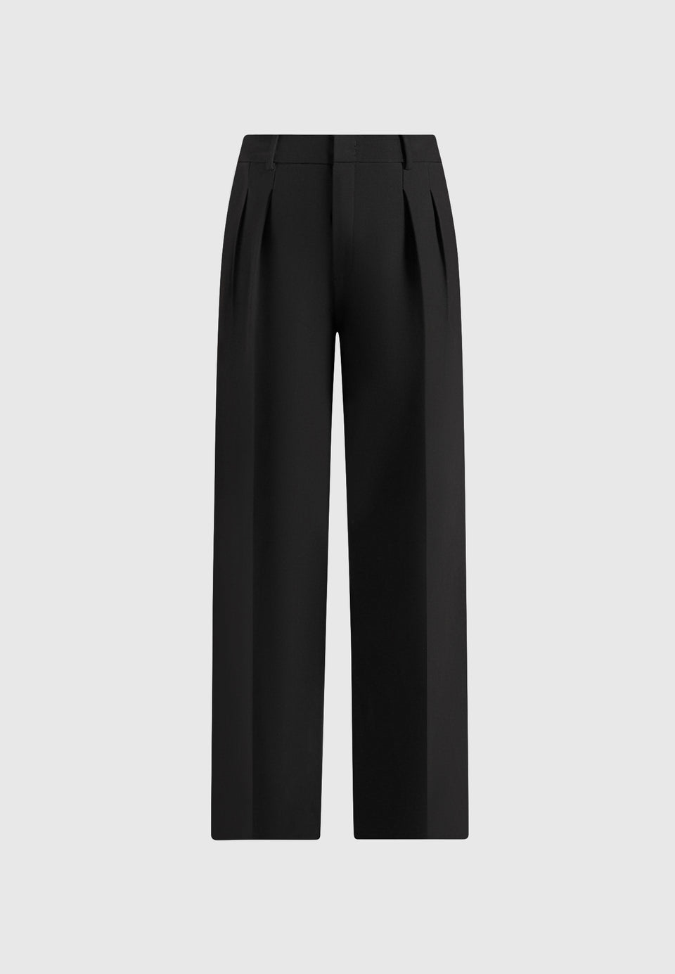 J⁠ulie - Tailored Twin Pleat Trousers - Black