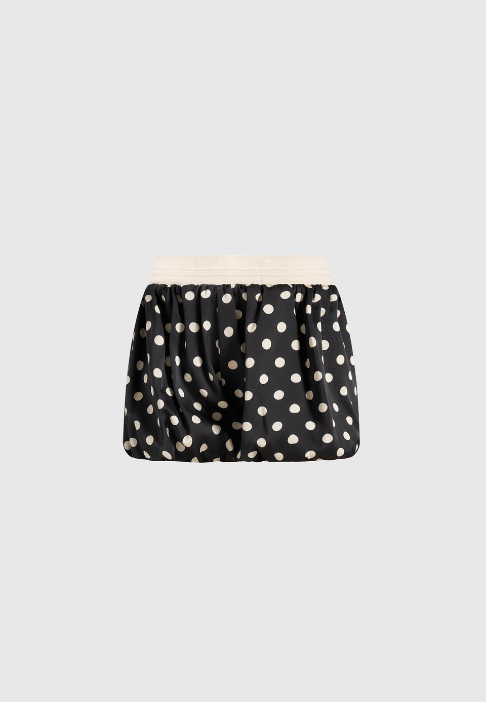 zoe-satin-polka-dot-balloon-shorts-black