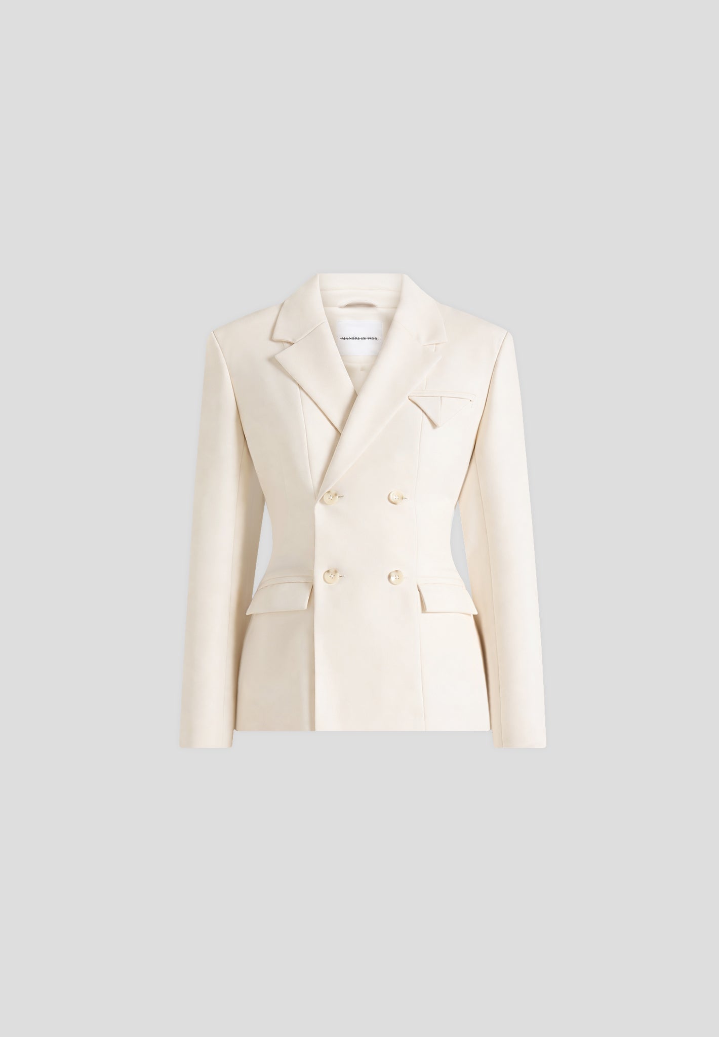 Maia - Double Breasted Blazer - Off White