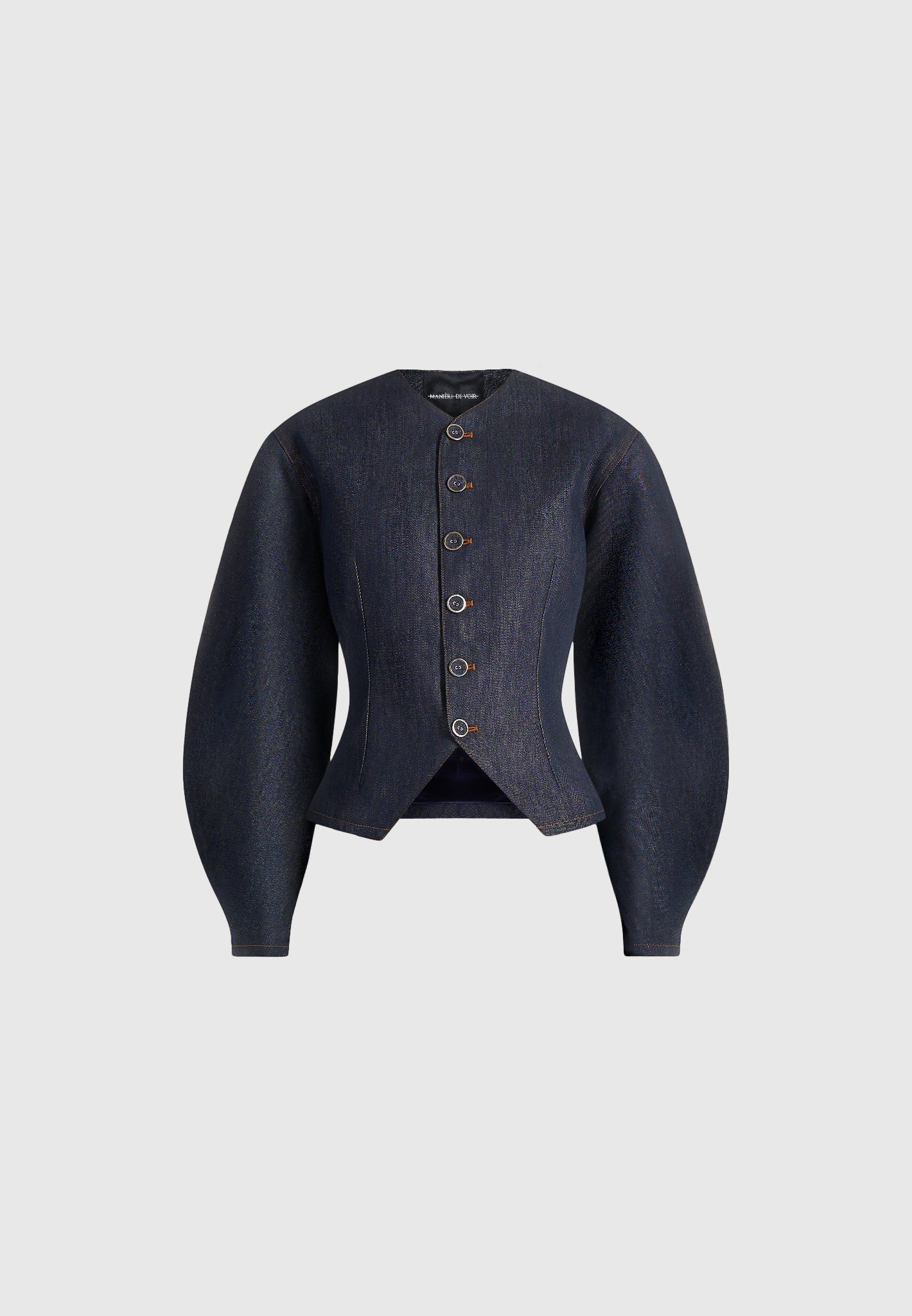 Aya - Denim Hourglass Jacket - Indigo