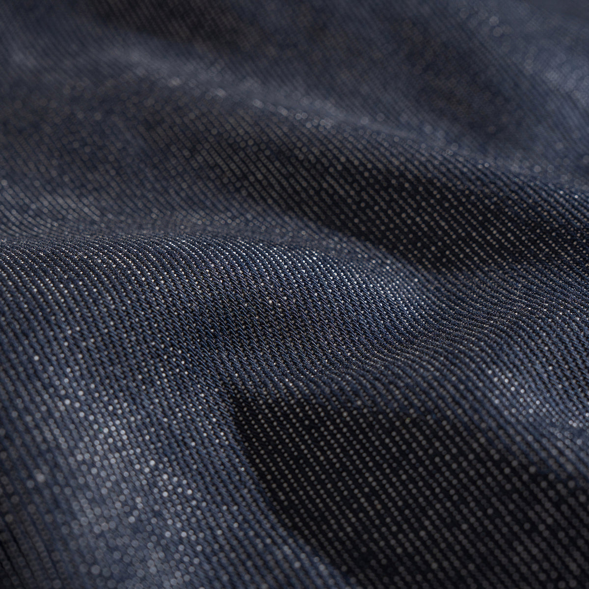 Maura - Boxy Cropped Roll-Sleeve Denim Shirt - Indigo