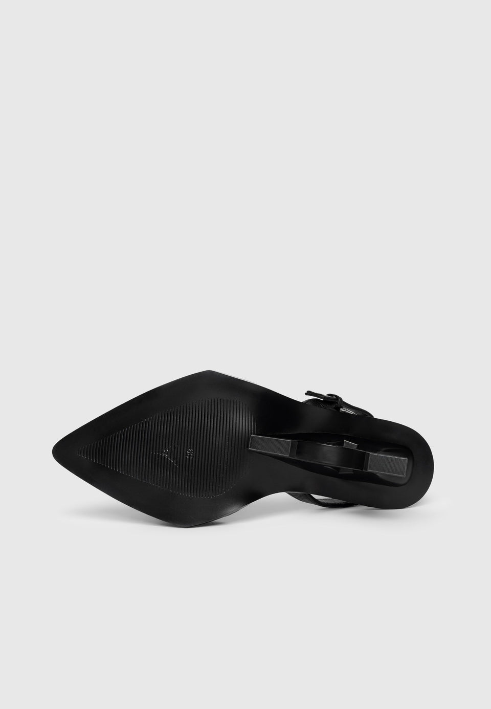 L'Eiffel - Open-Toe Slingback Heels - Black