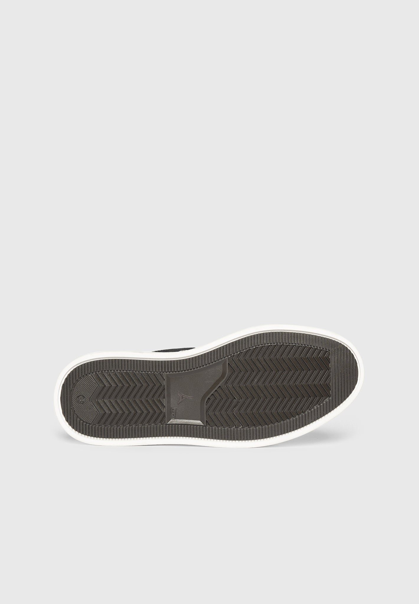 Vienna - Suede Contrast Stitch Sneaker - Black