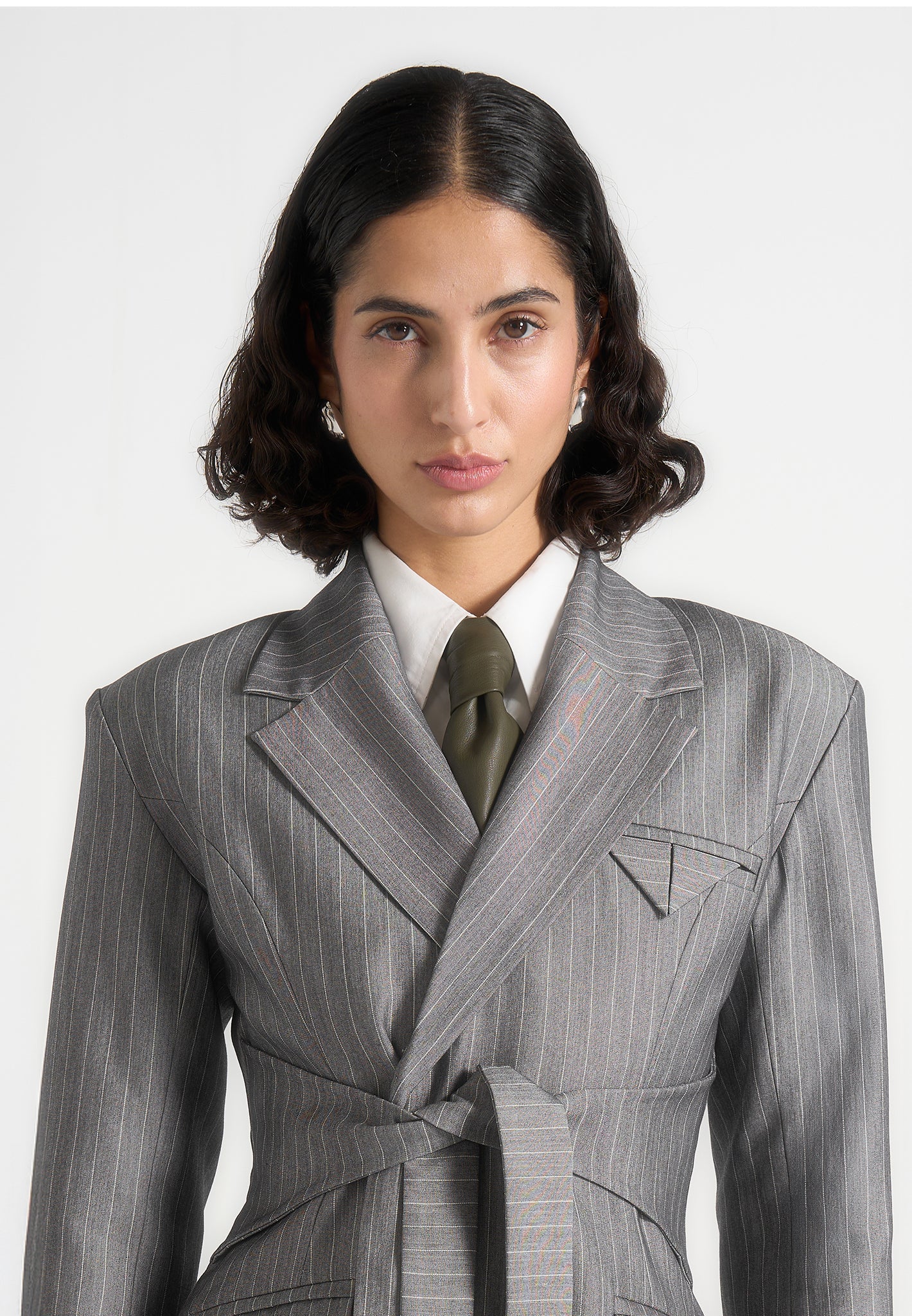 Ash - Leather Tie - Sage 