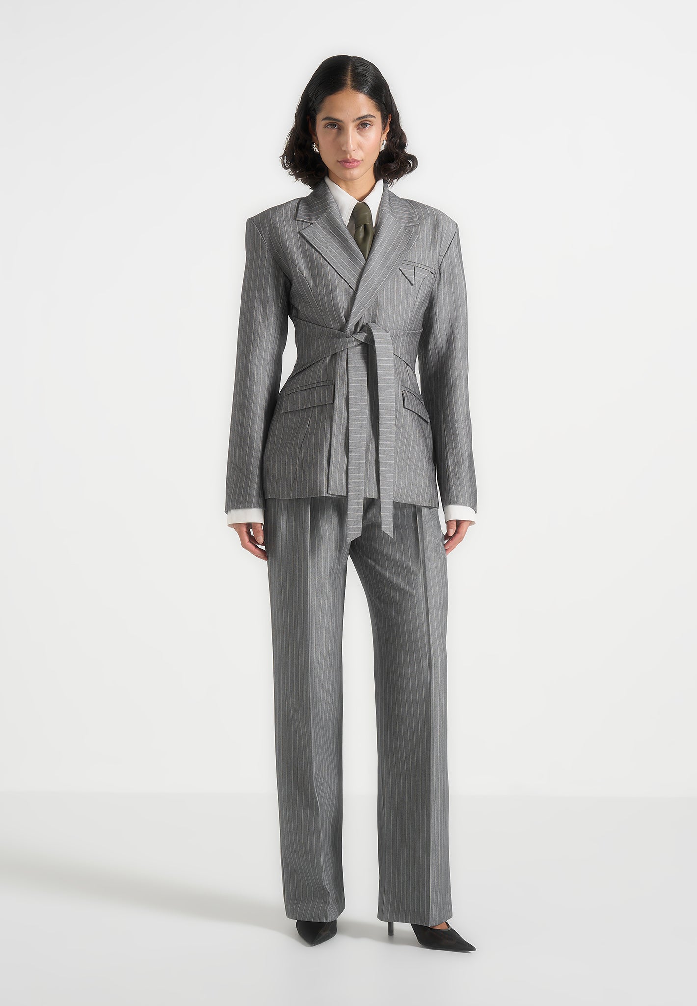 Ash - Leather Tie - Sage