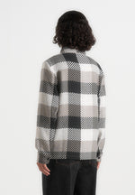 Rune - Unisex Check Overshirt - Black