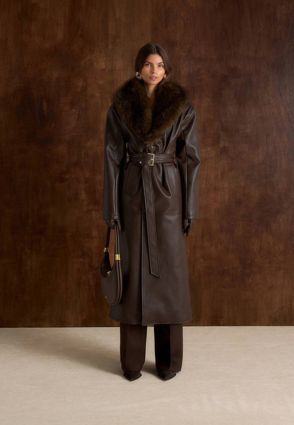 cenya-fur-collar-belted-leather-coat-brown