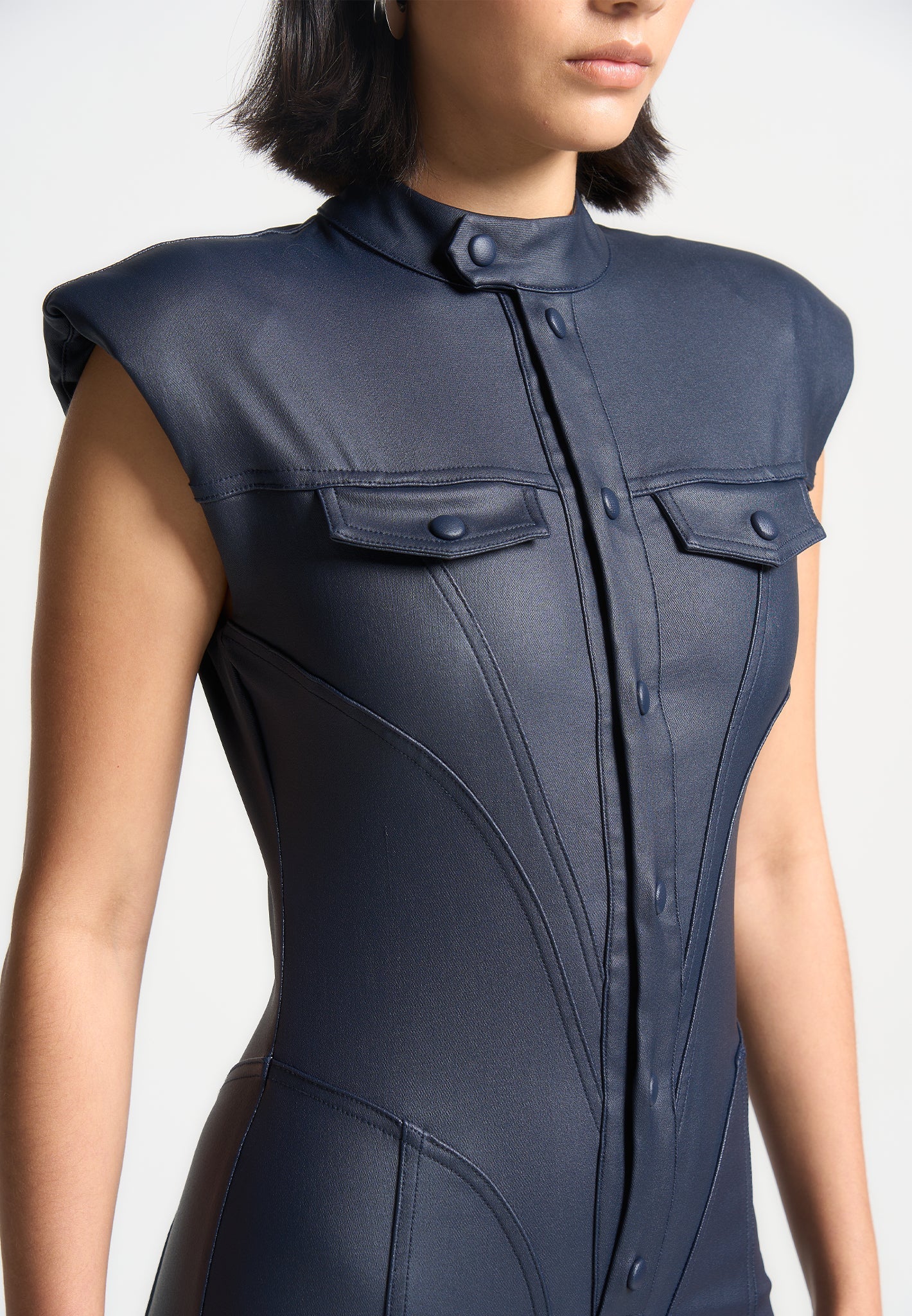 annette-wax-coated-denim-jumpsuit-indigo
