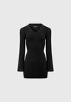 wide-shoulder-knitted-contour-mini-dress-black