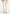 Calista - Line Art Denim Jeans - Cream