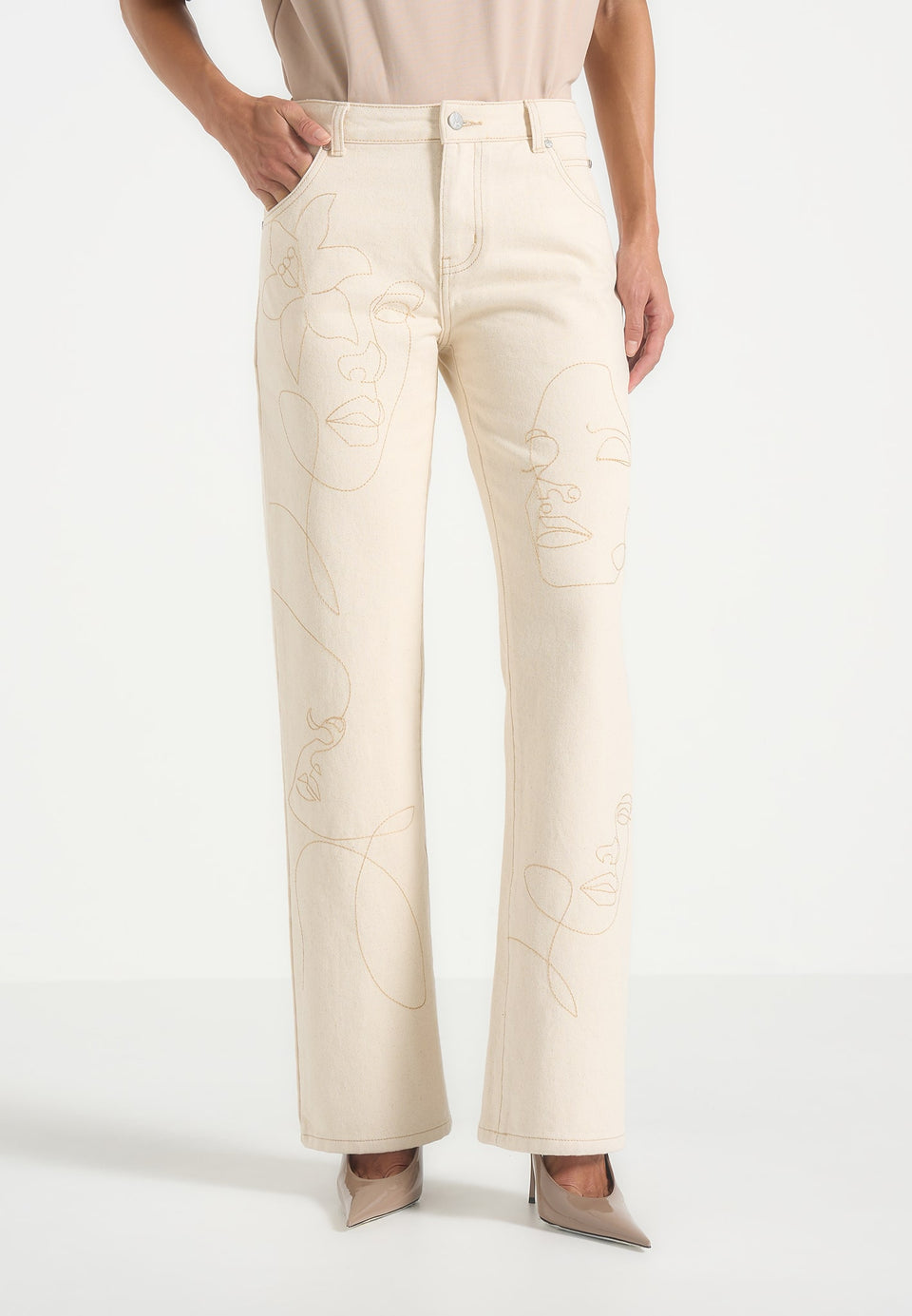 calista-line-art-denim-jeans-cream