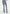 Annette - Seam Detail Fit & Flare Denim Jumpsuit - Mid Blue