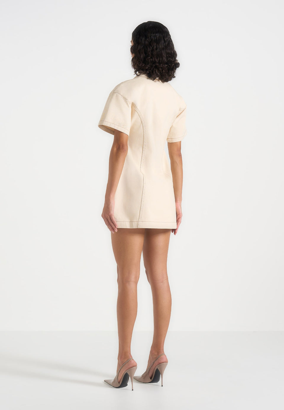 mathilde-denim-corset-contrast-stitch-dress-cream