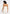 Lise - Cropped Tailored Blazer & Button Detail Bandeau - Off White