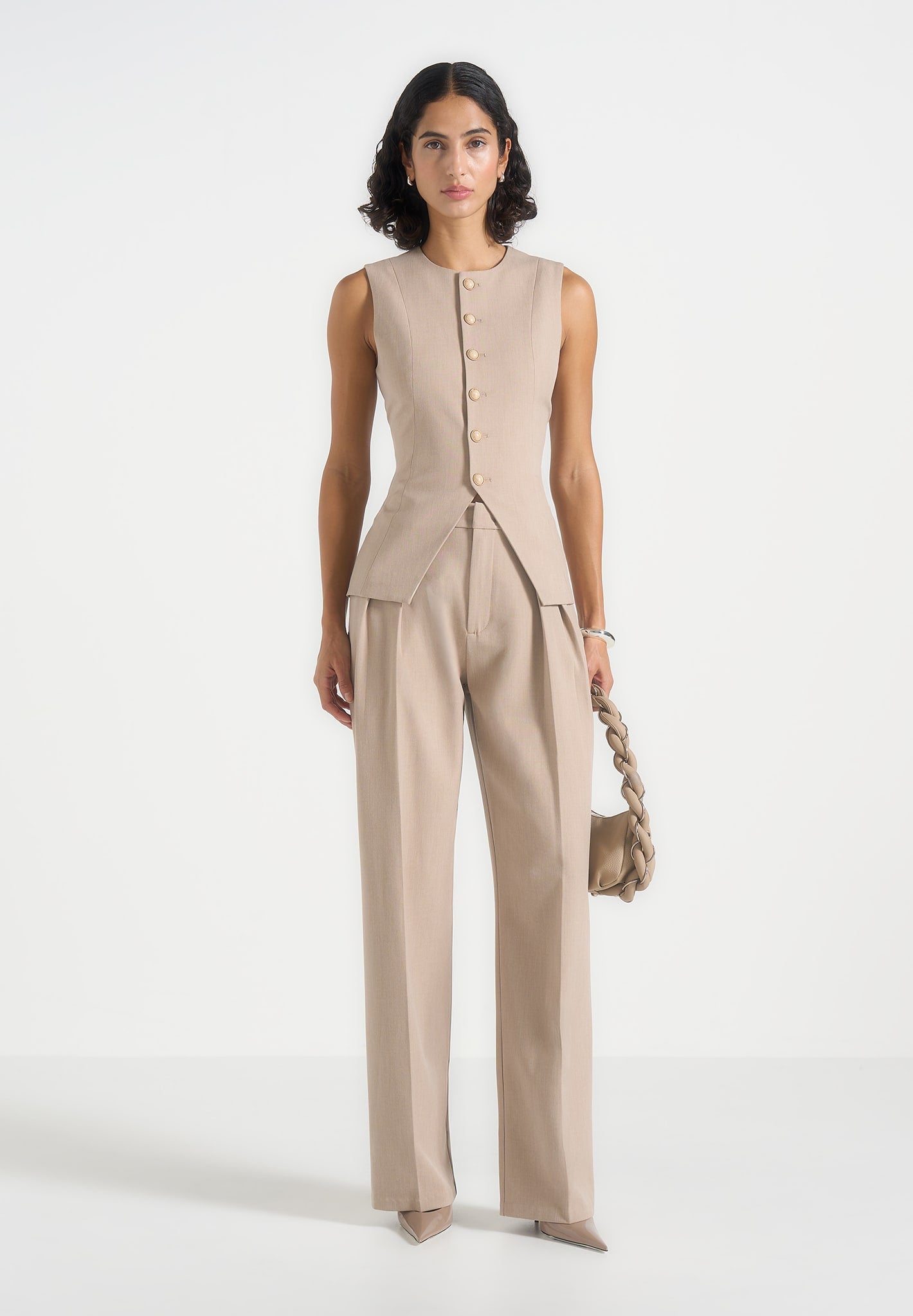 maisie-tailored-crew-neck-cinch-waistcoat-beige