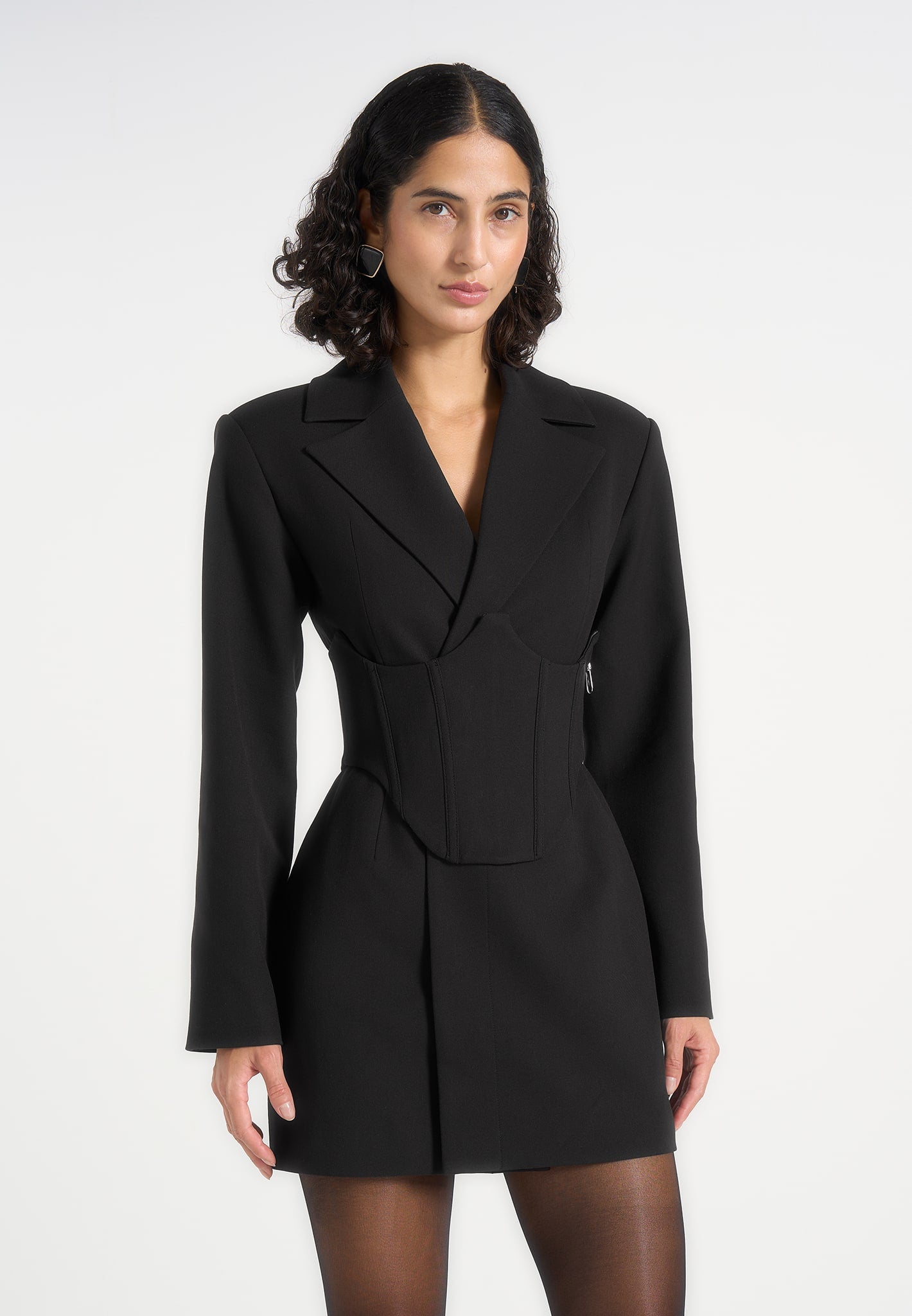 lacey-tailored-blazer-dress-with-reversible-corset-black