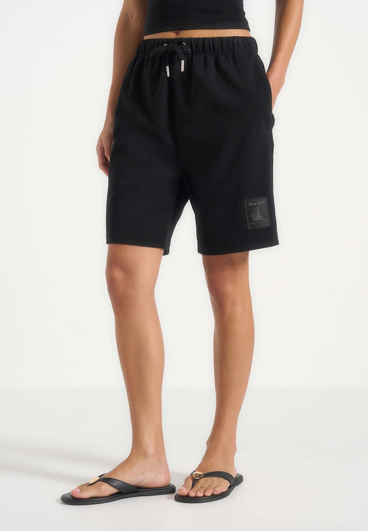 sh001-unisex-cotton-shorts-black