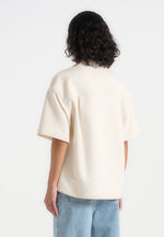 Brook - Unisex Signature Twill Boxy Shirt - Cream