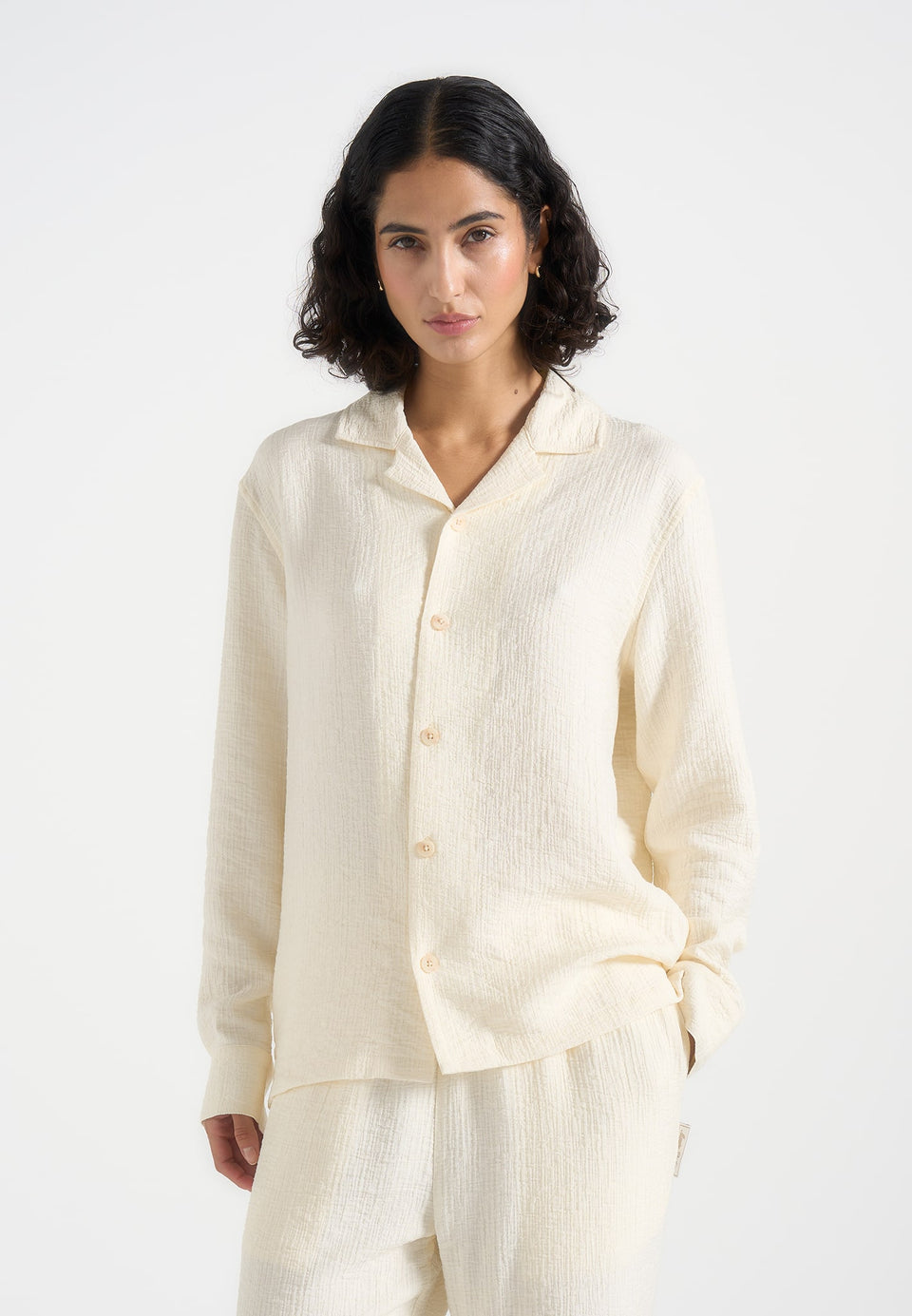 bailey-unisex-textured-long-sleeve-shirt-cream