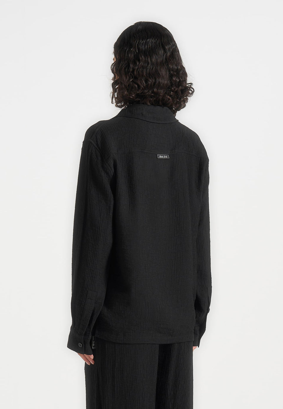 bailey-unisex-textured-long-sleeve-shirt-black