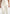 Caroline - Tacked Twill Fit & Flare Trousers - White