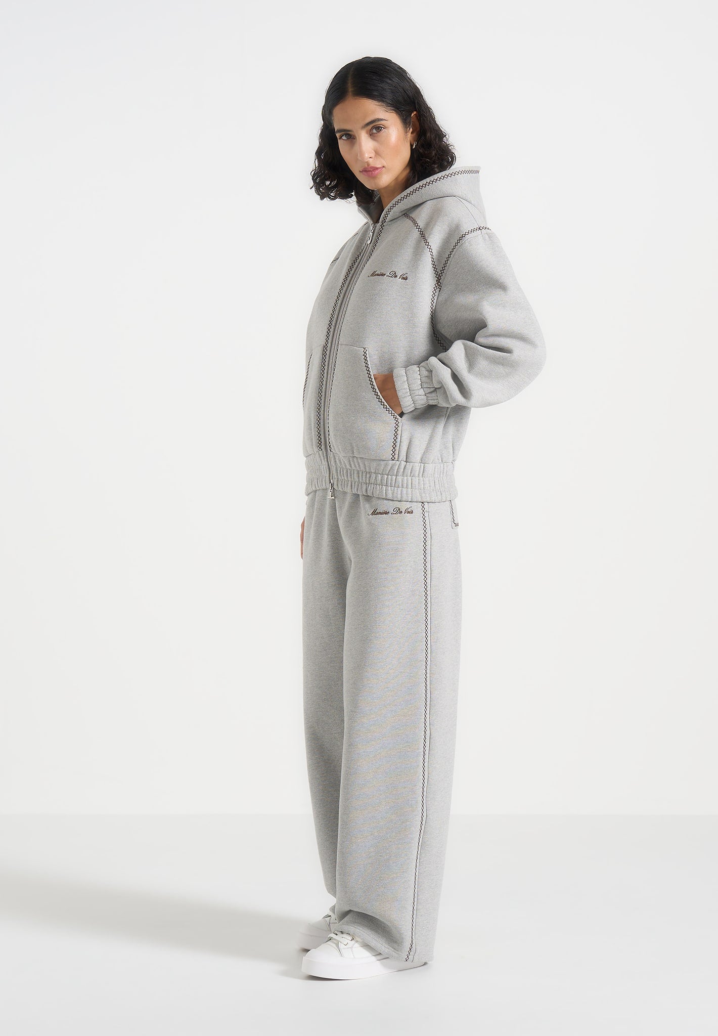 morgan-unisex-whipstitch-regular-joggers-light-grey